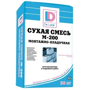 Купить на centrosnab.ru Сухая смесь универсальная М-200, ДеЛюкс по цене от 190,00 руб.!